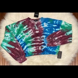 NWT Forever 21 cropped sweatshirt